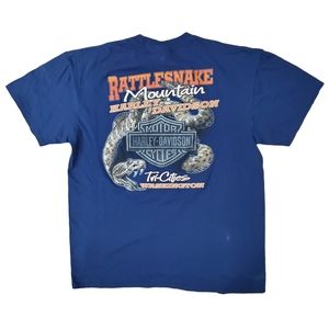 HARLEY DAVIDSON Shirt RATTLESNAKE MOUNTAIN Tri-Cities WA